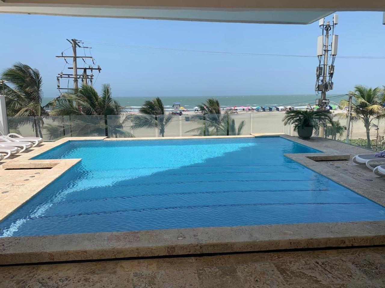 Espectacular apartamento sector morros, vista y salida al mar Cartagena Exterior foto